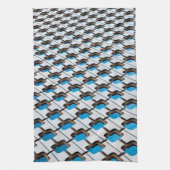 Blue Grey Kitchen Hand Towel Theedoek (Verticaal)