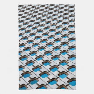 Blue Grey Kitchen Hand Towel Theedoek