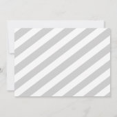 Blue Grey Moon Star Boy Baby shower nodigt uit Kaart (Achterkant)