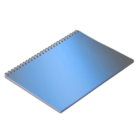 Blue Grey moonlight ombre effect Notitieboek (Linkerzijde)