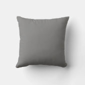 Blue Grey Personalized Baby Announcement Pillow Kussen (Achterkant)