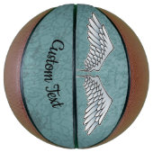 Blue-Grey Wings Basketball Basketbal (Verticaal)