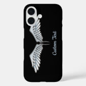 Blue-Grey Wings iPhone Case (Achterkant)