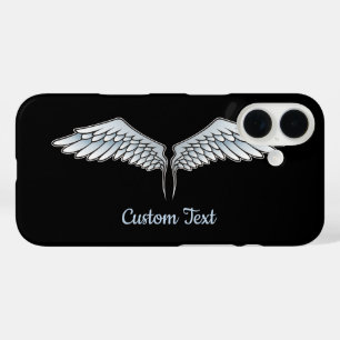 Blue-Grey Wings iPhone Case