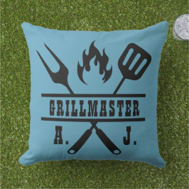 Blue Grillmaster Utensil Buitenkussen