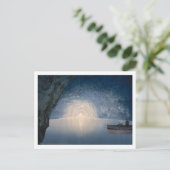 Blue Grotto, Island of Capri, Campania, Italië Briefkaart (Staand voorkant)