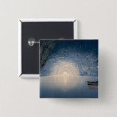 Blue Grotto, Island of Capri, Campania, Italië Vierkante Button 5,1 Cm (Voorkant /achterkant)