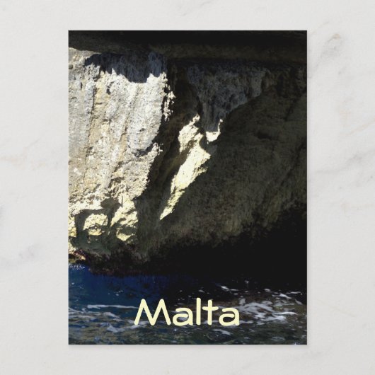 Blue Grotto, Malta Briefkaart (Voorkant)