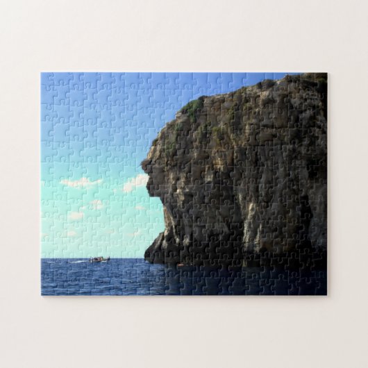 Blue Grotto, Malta Legpuzzel (Horizontaal)