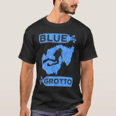 Blue Grotto TShirt Cave Diving Shirt Cavern Scuba (Voorkant)