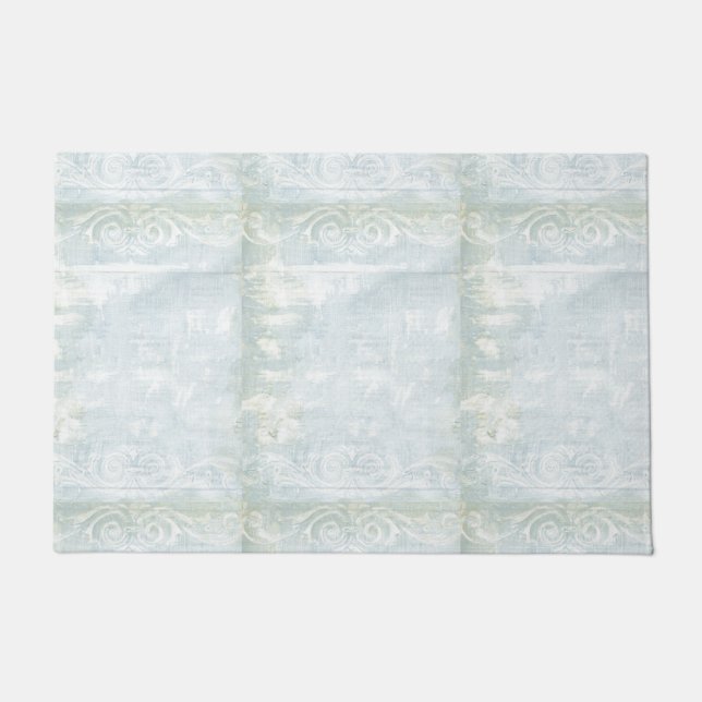 Blue Grunge Art Deurmat (Voorkant)