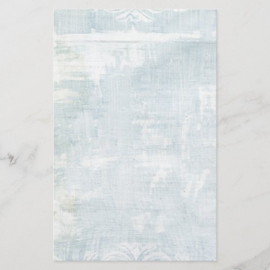 Blue Grunge Art Page Briefpapier (Voorkant)