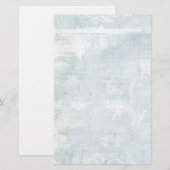 Blue Grunge Art Page Briefpapier (Voorkant / Achterkant)