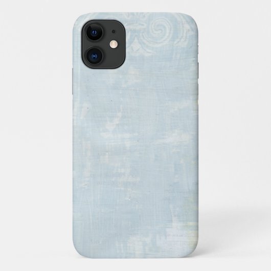 Blue Grunge Art Page Case-Mate iPhone Case (Achterkant)