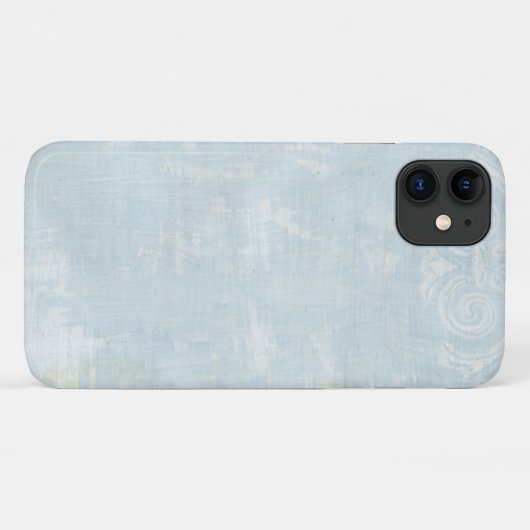 Blue Grunge Art Page Case-Mate iPhone Case (Achterkant (horizontaal))