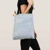 Blue Grunge Art Page Tote Bag (Dichtbij)