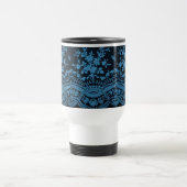 Blue Grunge Lace Reisbeker (Center)