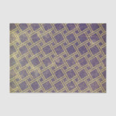 Blue Grunge Texture Abstract Geometric Distress Tissuepapier (Voorkant)