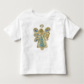 Blue Guardian Angel Custom Holiday Art Shirt (Voorkant)