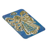 Blue Guardian Angel Custom Magnet Art Painting Magneet (Rechterzijde)