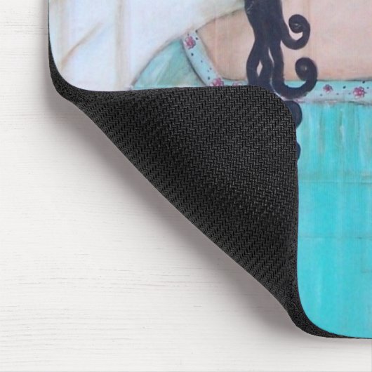 Blue Guardian angel Mousepad Muismat (Hoek)