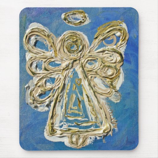 Blue Guardian Angel Muismatten (Voorkant)