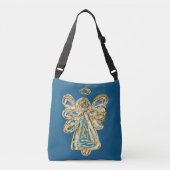 Blue Guardian Engel Purse Art Cross Body Bag Crossbody Tas (Voorkant)
