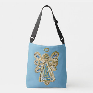 Blue Guardian Engel Purse Art Cross Body Tassen