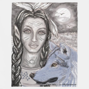 Blue Guardian fleece deken