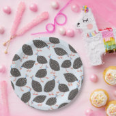 Blue Guinee Hen Pattern Papieren Bordje (Feest)