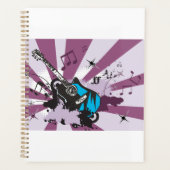Blue Guitar Spiral Planner (Voorkant)