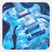 Blue Guitar sticker (Voorkant)