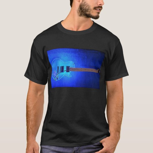 Blue Guitar T-Shirt (Voorkant)