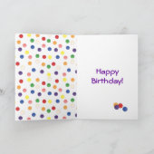 Blue Gumball-machine Kaart (Binnen)