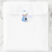 Blue Gumball Machine Party Sticker (Tas)