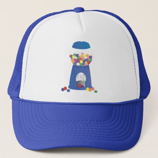 Blue Gumball-machine Trucker Pet (Voorkant)