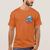 Blue Guy gemengde media T-shirt (Voorkant)