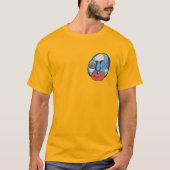Blue Guy gemengde media T-shirt (Voorkant)