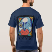 Blue Guy gemengde media T-shirt (Achterkant)