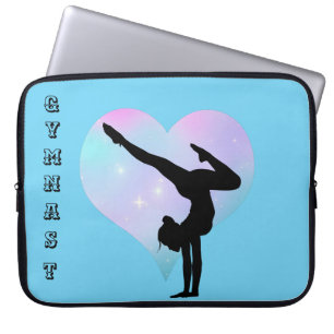 Blue Gymnast-laptophoes voor meisjes Hoesje laptop Sleeve