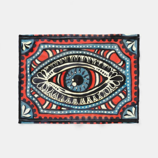 Blue Gypsi Fleece Deken (Voorkant (Horizontaal))