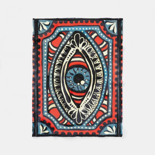 Blue Gypsi Fleece Deken (Voorkant)