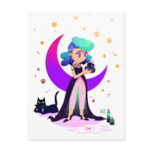 Blue Hair Girl en Gothic Duck