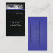 Blue Hair Salon Beauty Shop Boutiq Visitekaartje (Voorkant / Achterkant)