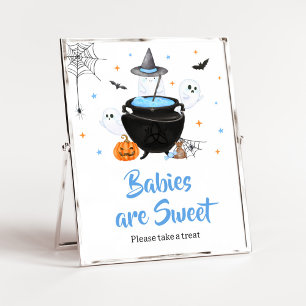 Blue Halloween Baby is Brewing Babies zijn Sweet Poster