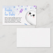 Blue Halloween Boy Baby shower Boeken voor Baby Informatiekaartje (Voorkant / Achterkant)