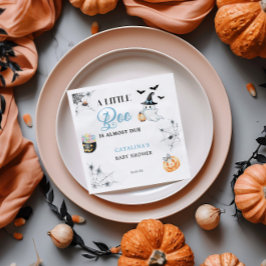 Blue Halloween Ghost Baby shower Servet