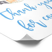 Blue Halloween Little Book Bedankt voor je komst Poster (Hoek)