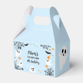 Blue Halloween Spooky Ghost Bedankdoosjes (Achterkant)