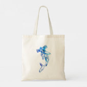 Blue Hammerhead Shark Tote Bag (Achterkant)